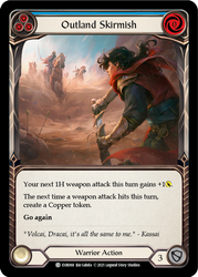 Flesh and Blood TCG | Outland Skirmish (Blue) [EVR068] (Everfest)  1st Edition Normal | The Nerd Merchant