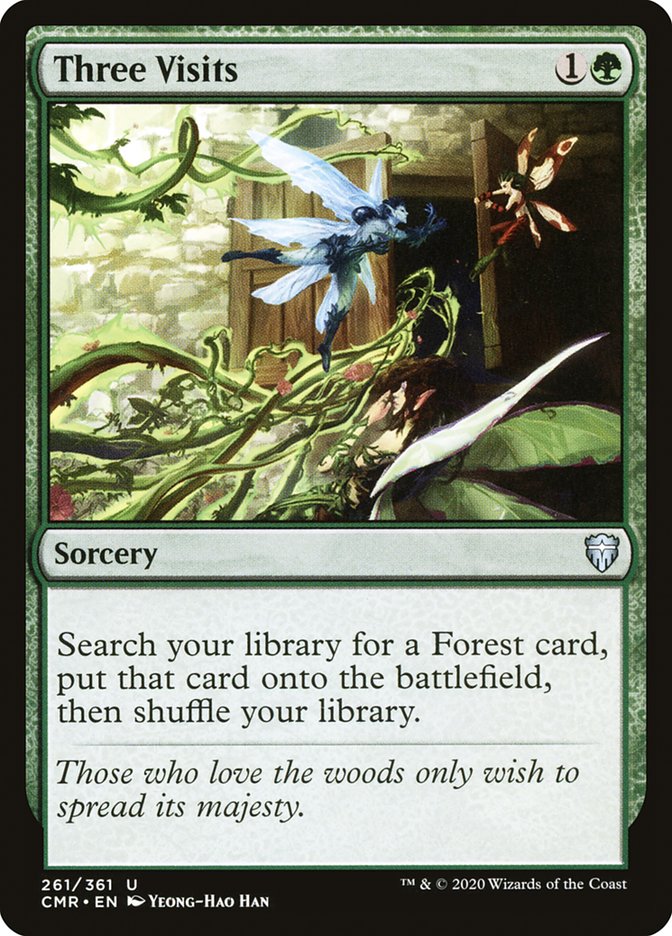 Magic | Three Visits [Commander Legends] | The Nerd Merchant