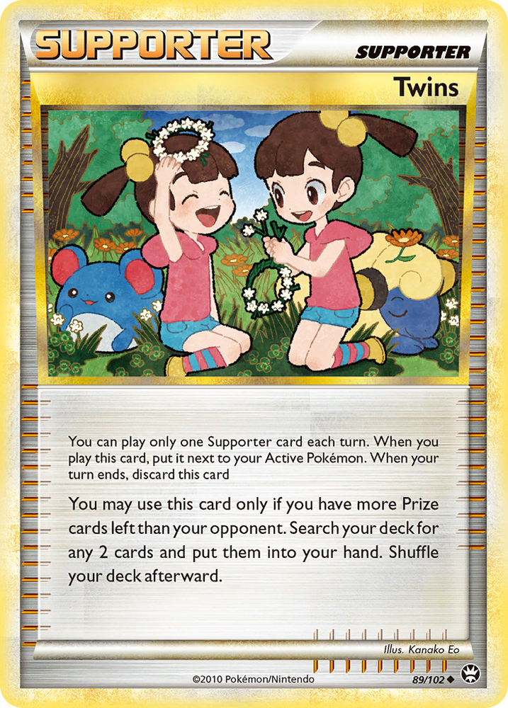 Pokemon | Twins (89/102) [HeartGold & SoulSilver: Triumphant] | The Nerd Merchant