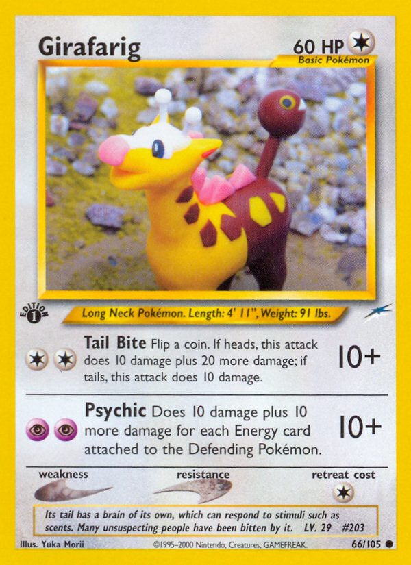 Pokemon | Girafarig (66/105) [Neo Destiny 1st Edition] | The Nerd Merchant