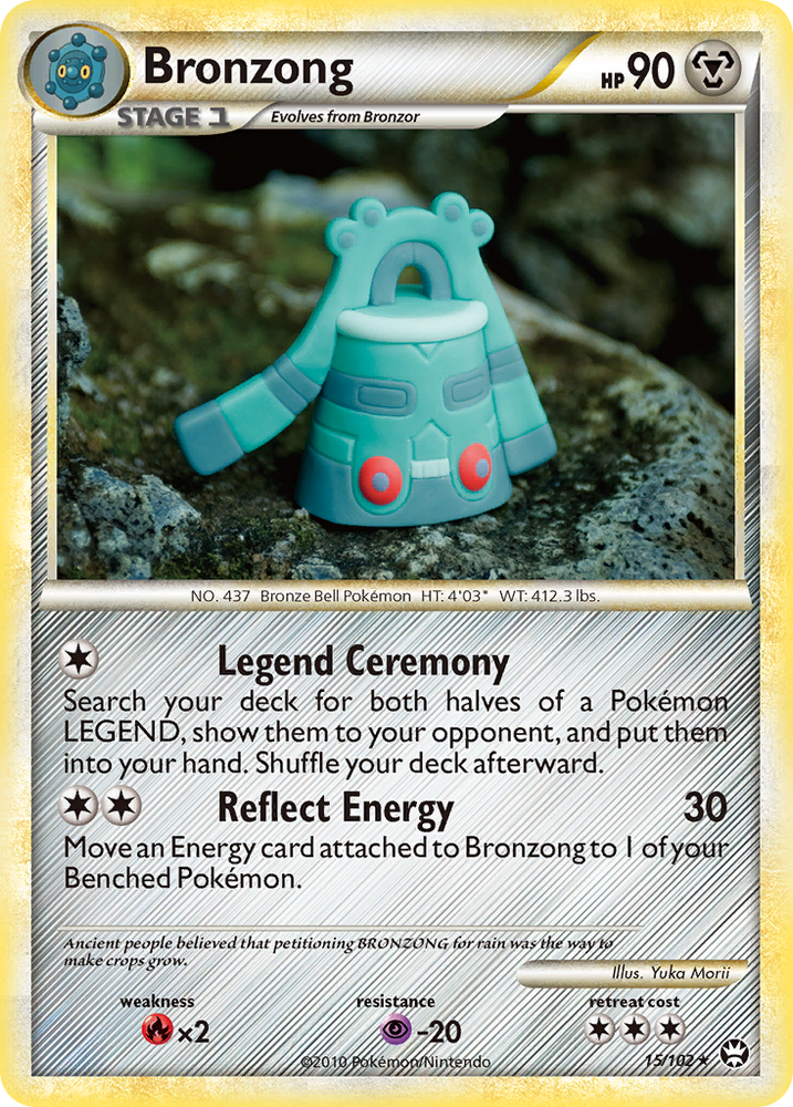 Pokemon | Bronzong (15/102) [HeartGold & SoulSilver: Triumphant] | The Nerd Merchant