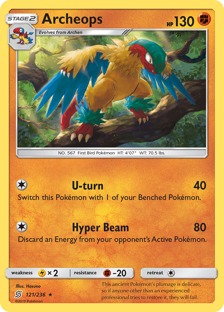 Pokemon | Archeops (121/236) [Sun & Moon: Unified Minds] | The Nerd Merchant