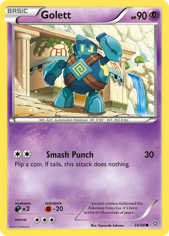 Pokemon | Golett (34/98) [XY: Ancient Origins] | The Nerd Merchant