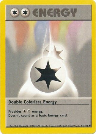 Pokemon | Double Colorless Energy (96/102) [Base Set Unlimited] | The Nerd Merchant