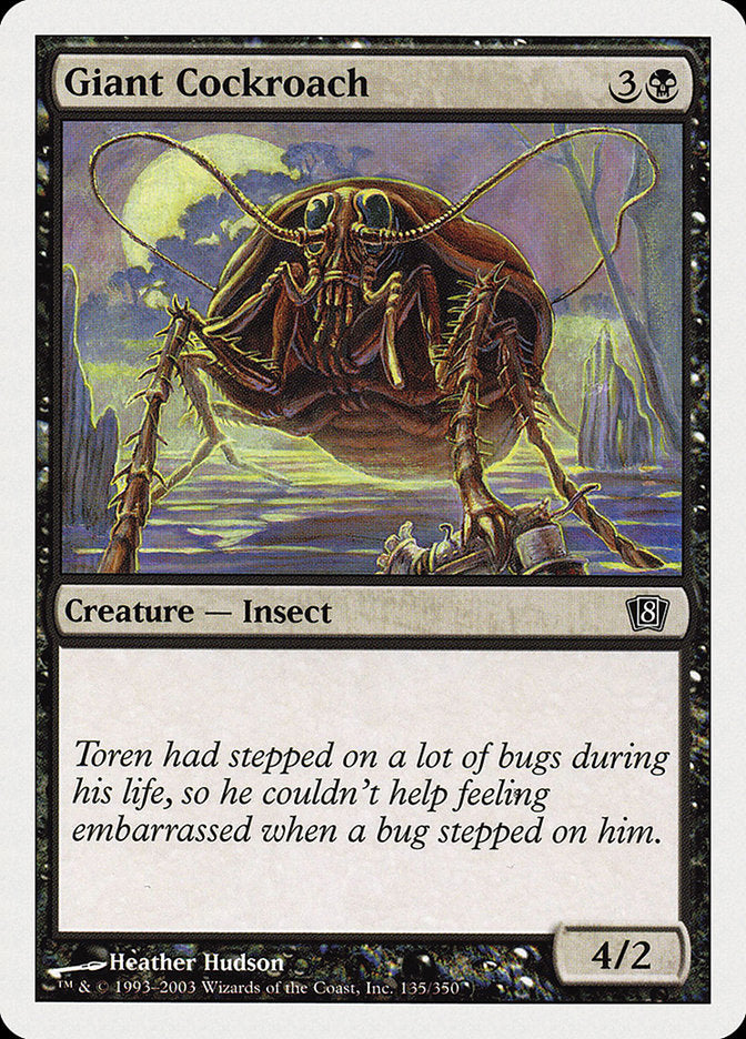 Magic | Giant Cockroach [Eighth Edition] | The Nerd Merchant