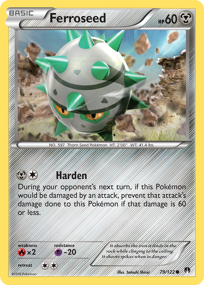 Pokemon | Ferroseed (79/122) [XY: BREAKpoint] | The Nerd Merchant
