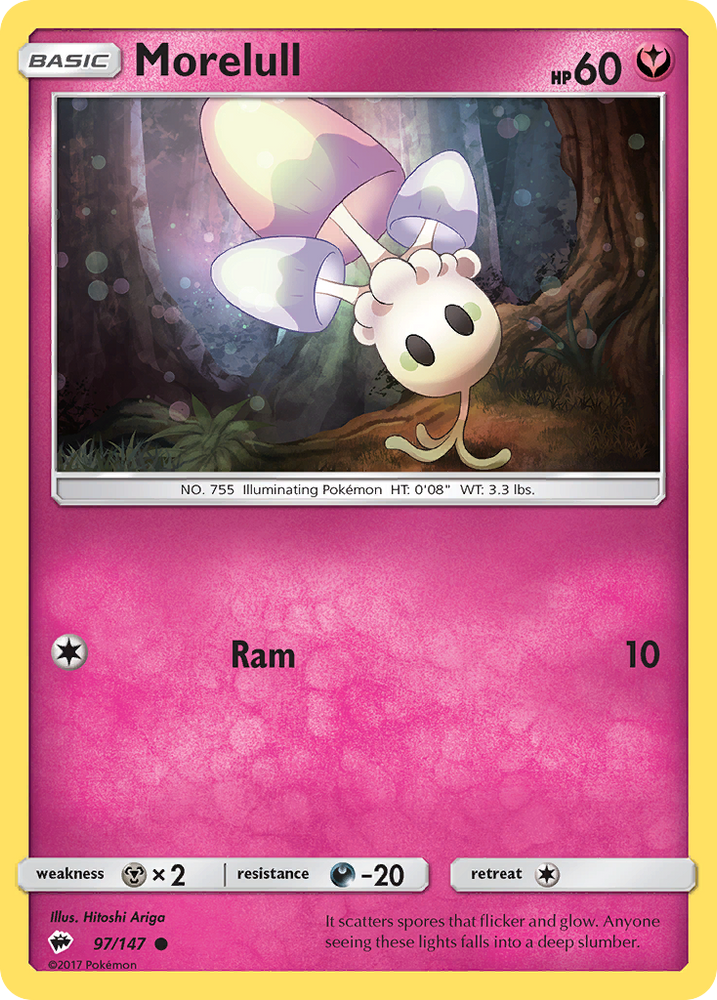 Pokemon | Morelull (97/147) [Sun & Moon: Burning Shadows] | The Nerd Merchant