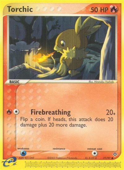 Pokemon | Torchic (77/97) [EX: Dragon] | The Nerd Merchant