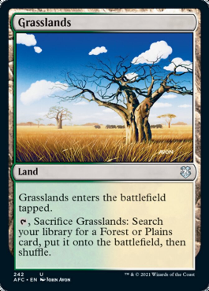 Magic | Grasslands [Dungeons & Dragons: Adventures in the Forgotten Realms Commander] | The Nerd Merchant