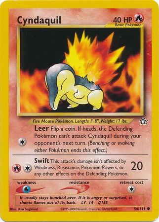 Pokemon | Cyndaquil (56/111) [Neo Genesis Unlimited] | The Nerd Merchant