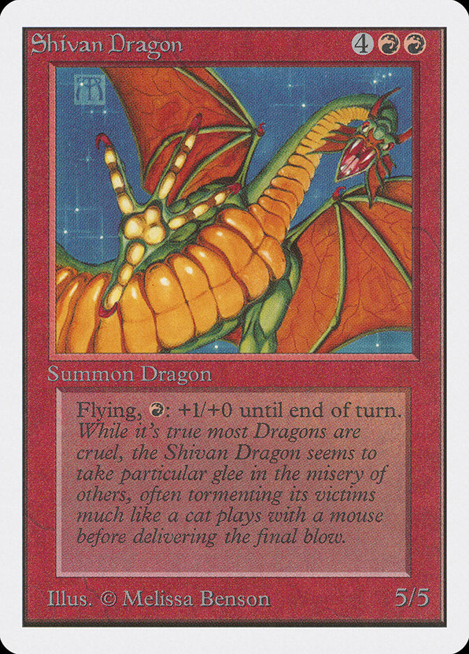 Magic | Shivan Dragon [Unlimited Edition] | The Nerd Merchant