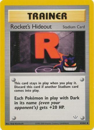 Pokemon | Rocket's Hideout (63/64) [Neo Revelation Unlimited] | The Nerd Merchant