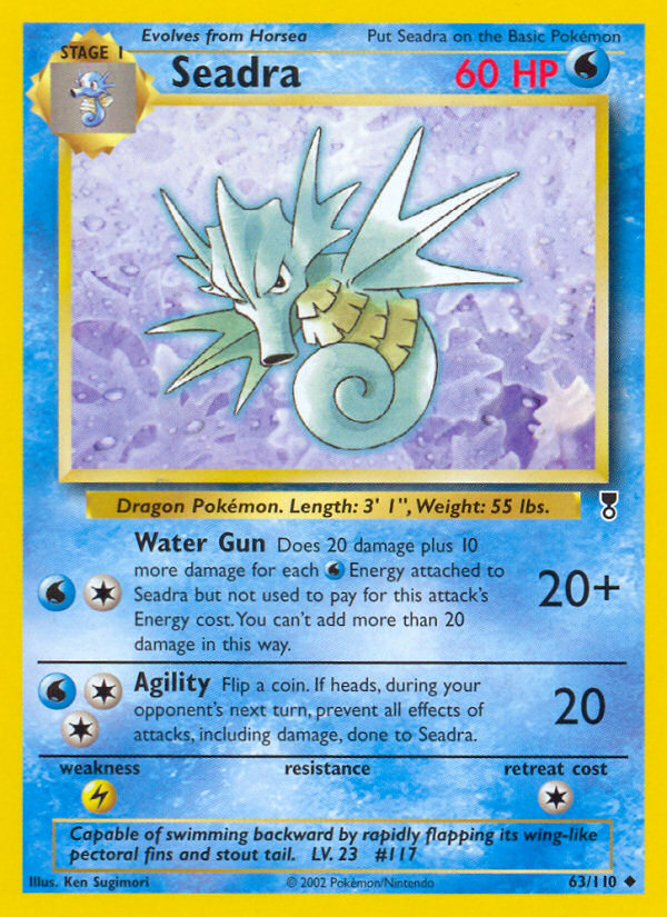 Pokemon | Seadra (63/110) [Legendary Collection] | The Nerd Merchant