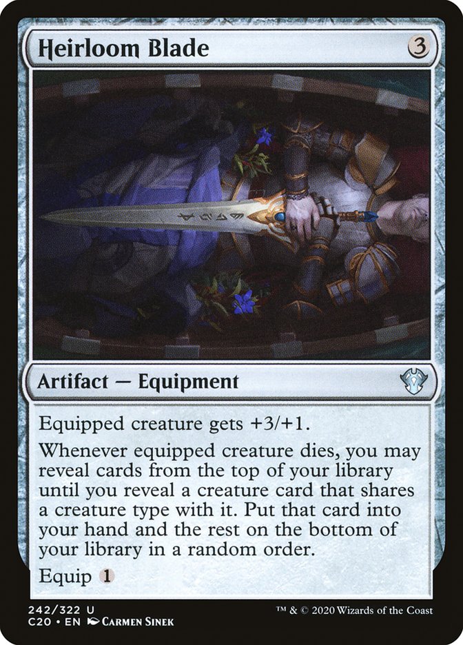 Magic | Heirloom Blade [Commander 2020] | The Nerd Merchant
