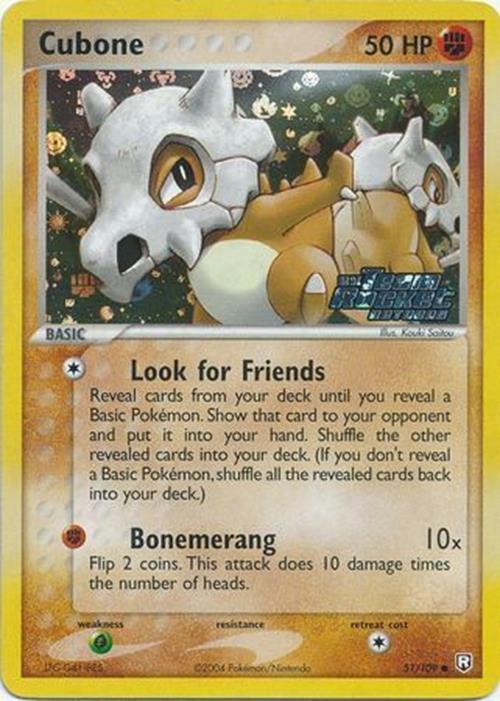 Pokemon | Cubone (51/109) (Stamped) [EX: Team Rocket Returns] | The Nerd Merchant