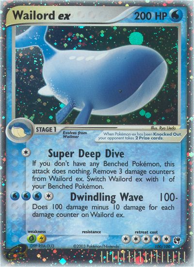 Pokemon | Wailord ex (100/100) [EX: Sandstorm] | The Nerd Merchant