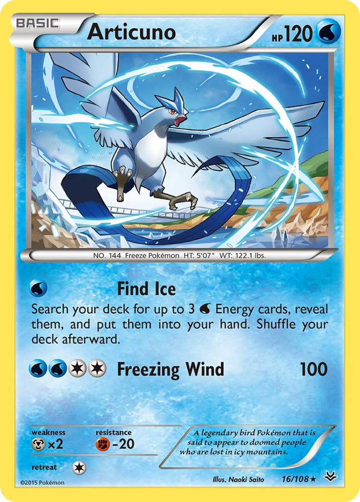 Pokemon | Articuno (16/108) (Theme Deck Exclusive) [XY: Roaring Skies] | The Nerd Merchant