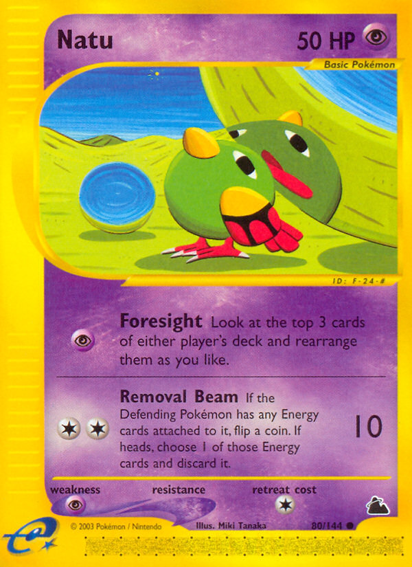Pokemon | Natu (80/144) [Skyridge] | The Nerd Merchant