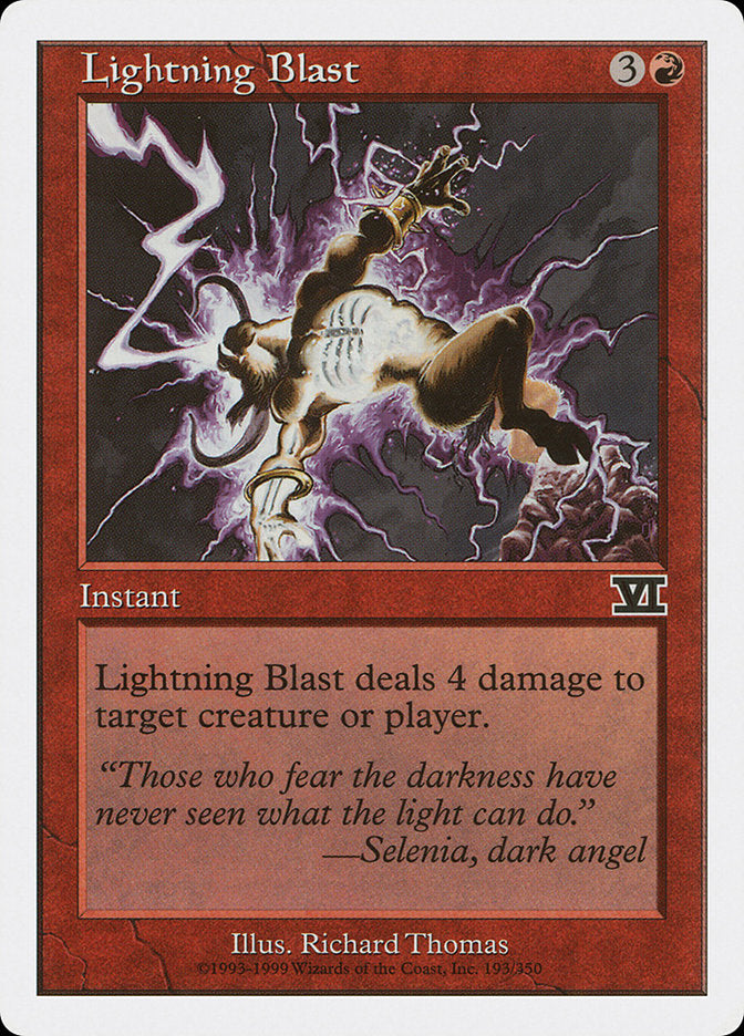 Magic | Lightning Blast [Classic Sixth Edition] | The Nerd Merchant