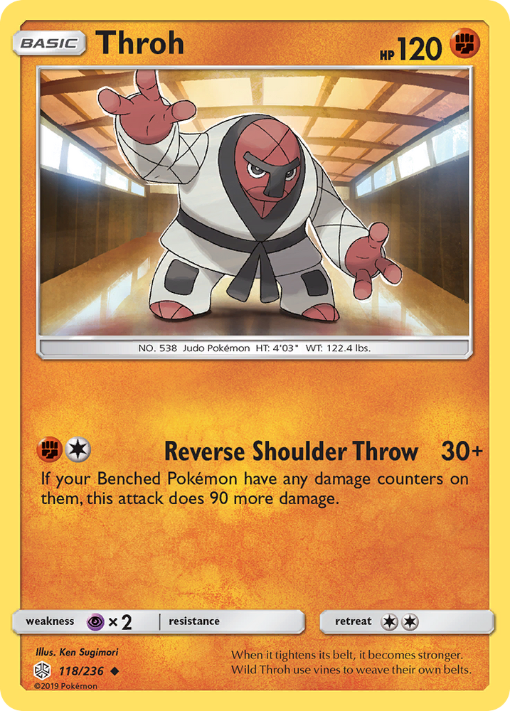 Pokemon| Throh (118/236) [Sun & Moon: Cosmic Eclipse] | The Nerd Merchant
