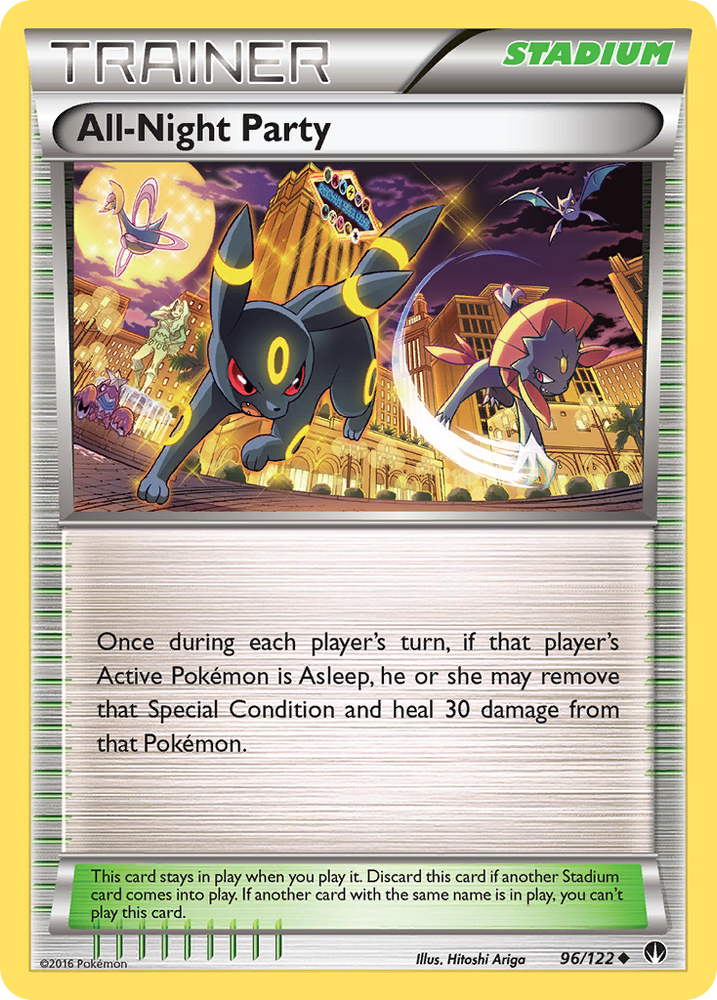 Pokemon | All-Night Party (96/122) [XY: BREAKpoint] | The Nerd Merchant