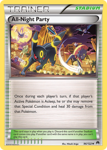 Pokemon | All-Night Party (96/122) [XY: BREAKpoint] | The Nerd Merchant