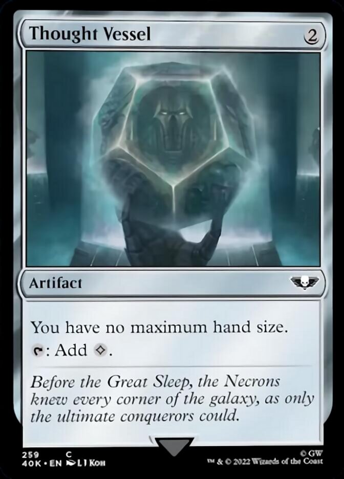 Magic | Thought Vessel (Surge Foil) [Warhammer 40,000] | The Nerd Merchant