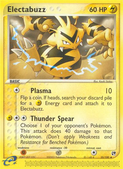 Pokemon | Electabuzz (35/100) [EX: Sandstorm] | The Nerd Merchant
