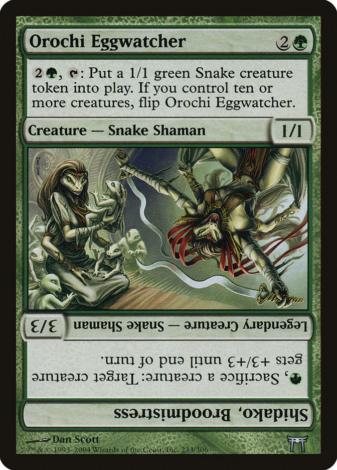 Magic | Orochi Eggwatcher // Shidako, Broodmistress [Champions of Kamigawa] | The Nerd Merchant