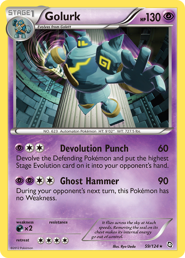 Pokemon | Golurk (59/124) [Black & White: Dragons Exalted] | The Nerd Merchant