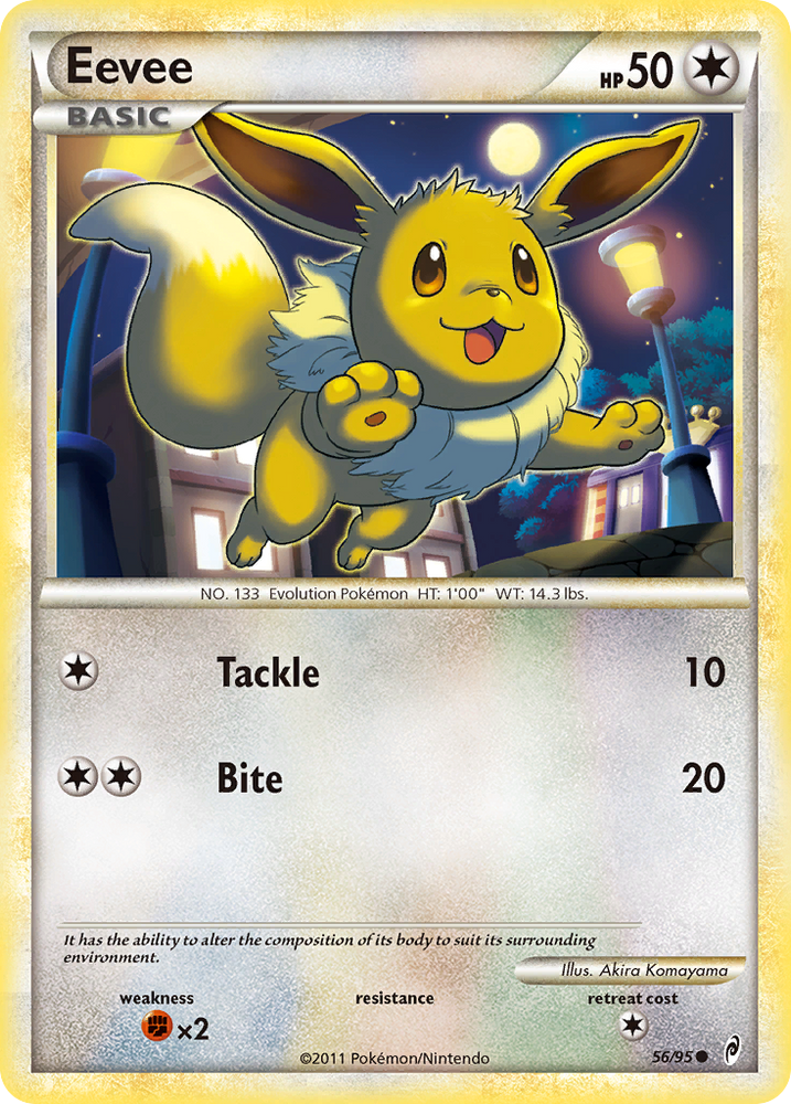Pokemon | Eevee (56/95) [HeartGold & SoulSilver: Call of Legends] | The Nerd Merchant