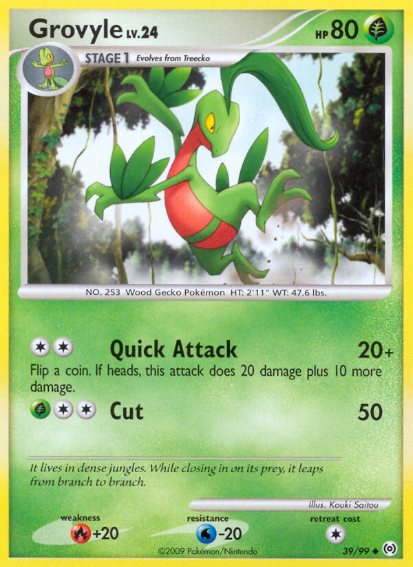 Pokemon | Grovyle (39/99) [Platinum: Arceus] | The Nerd Merchant