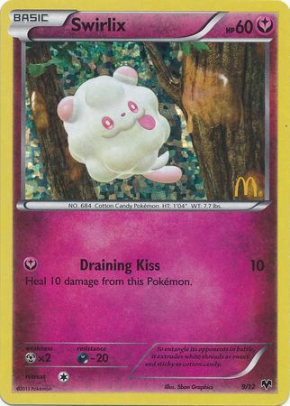Pokemon | Swirlix (9/12) [McDonald's Promos: 2014 Collection] | The Nerd Merchant