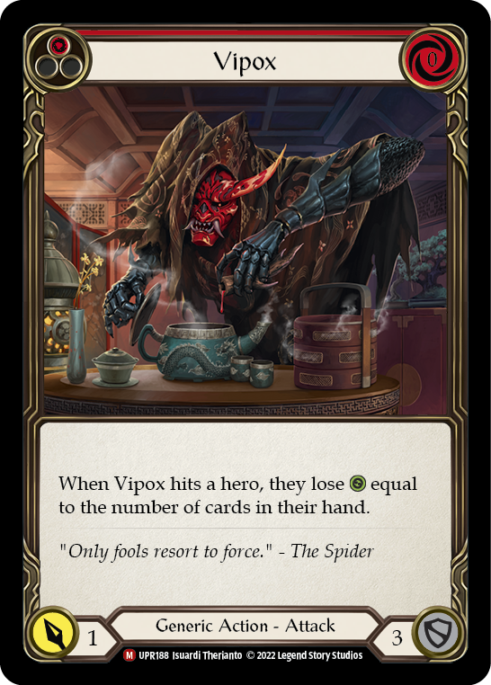 Flesh and Blood TCG | Vipox [UPR188] (Uprising)  Rainbow Foil | The Nerd Merchant