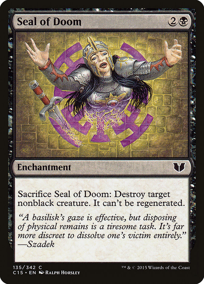 Magic | Seal of Doom [Commander 2015] | The Nerd Merchant