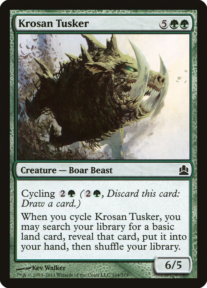 Magic | Krosan Tusker [Commander 2011] | The Nerd Merchant