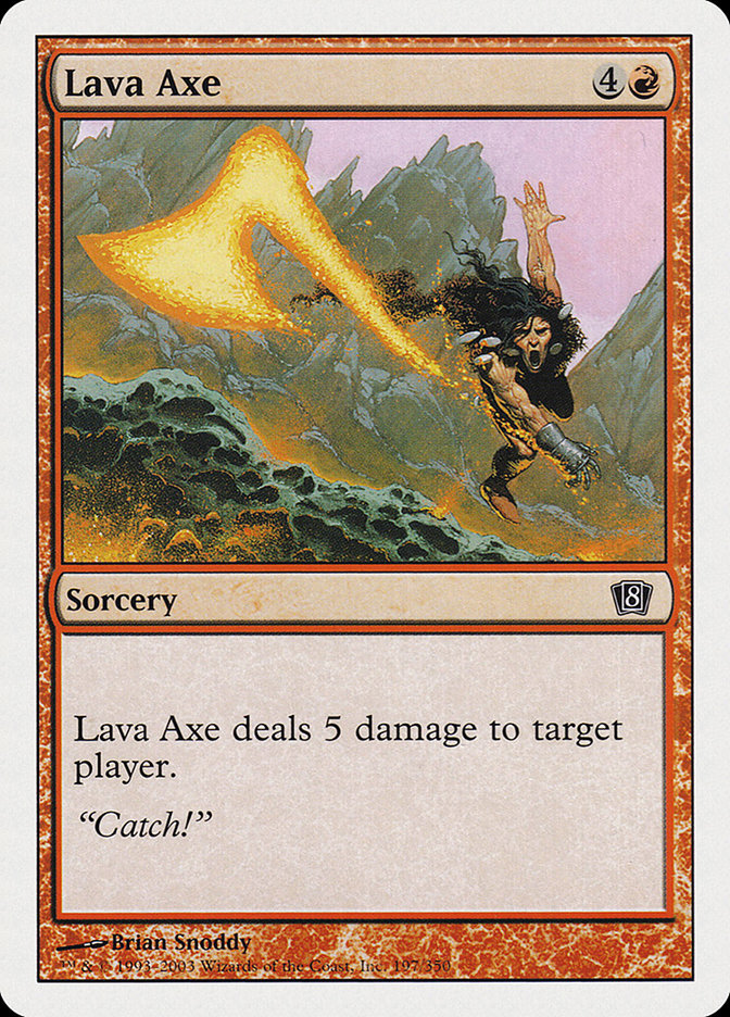 Magic | Lava Axe [Eighth Edition] | The Nerd Merchant