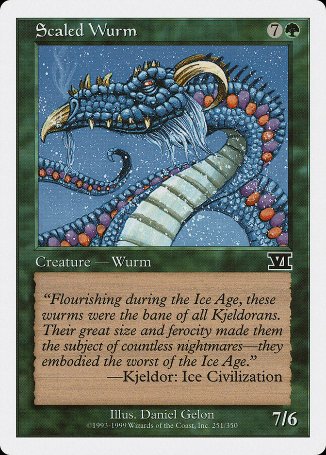 Magic | Scaled Wurm [Classic Sixth Edition] | The Nerd Merchant