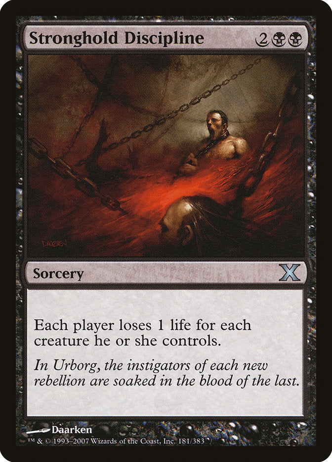 Magic | Stronghold Discipline [Tenth Edition] | The Nerd Merchant