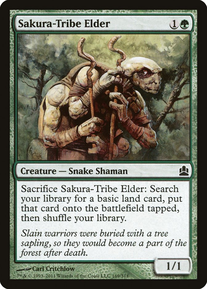 Magic | Sakura-Tribe Elder [Commander 2011] | The Nerd Merchant