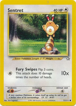 Pokemon | Sentret (71/111) [Neo Genesis Unlimited] | The Nerd Merchant