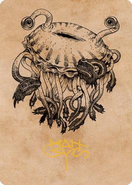 Magic | Gluntch, the Bestower Art Card (Gold-Stamped Signature) [Commander Legends: Battle for Baldur's Gate Art Series] | The Nerd Merchant