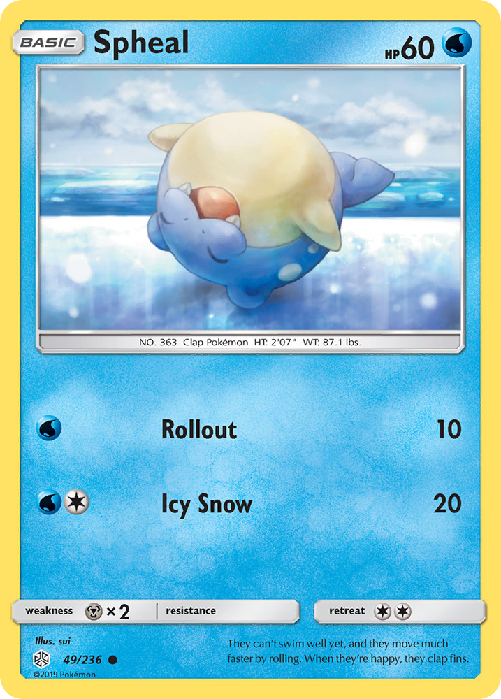 Pokemon| Spheal (49/236) [Sun & Moon: Cosmic Eclipse] | The Nerd Merchant