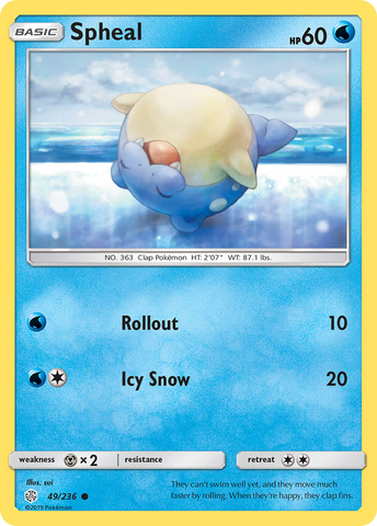 Pokemon| Spheal (49/236) [Sun & Moon: Cosmic Eclipse] | The Nerd Merchant