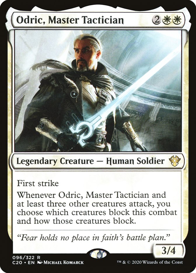 Magic | Odric, Master Tactician [Commander 2020] | The Nerd Merchant