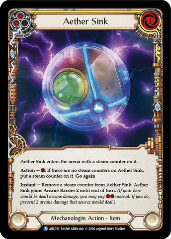 Flesh and Blood TCG | Aether Sink [U-ARC017] (Arcane Rising Unlimited)  Unlimited Normal | The Nerd Merchant
