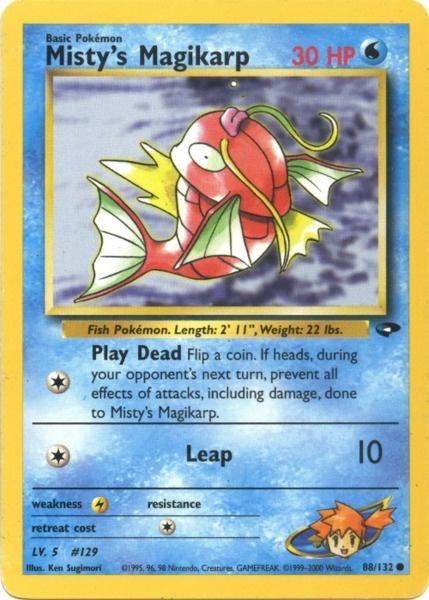 Pokemon | Misty's Magikarp (88/132) [Gym Challenge Unlimited] | The Nerd Merchant