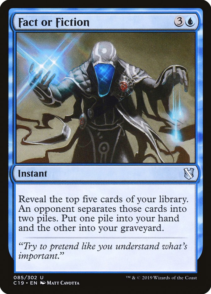 Magic | Fact or Fiction [Commander 2019] | The Nerd Merchant