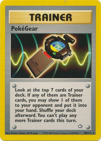 Pokemon | PokeGear (88/111) [Neo Genesis Unlimited] | The Nerd Merchant