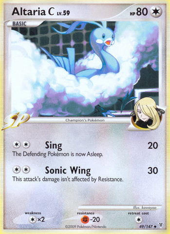 Pokemon | Altaria C (49/147) [Platinum: Supreme Victors] | The Nerd Merchant